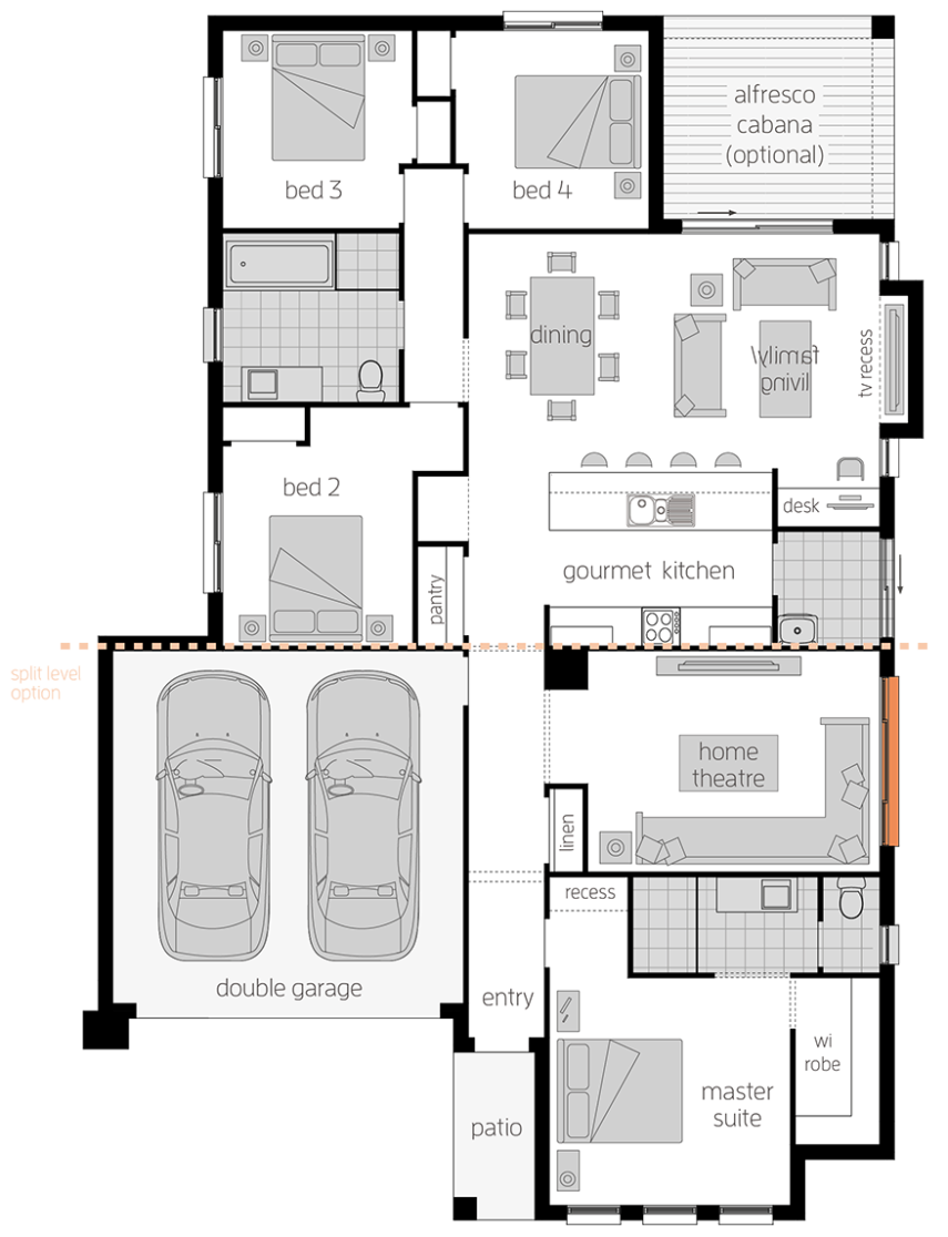 Chelsea Chelsea - Single Storey Floor Plan - McDonald Jones