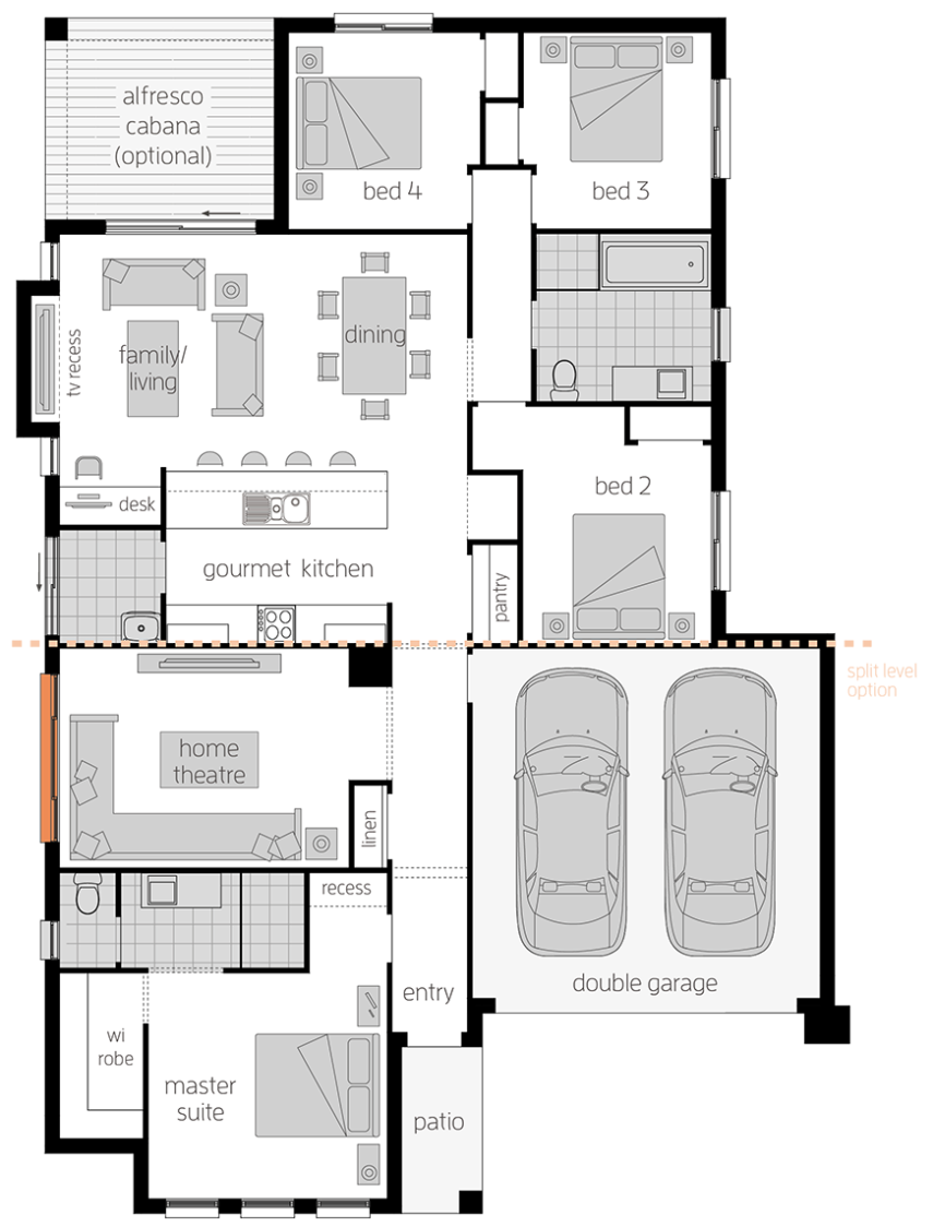 Chelsea Chelsea - Single Storey Floor Plan - McDonald Jones