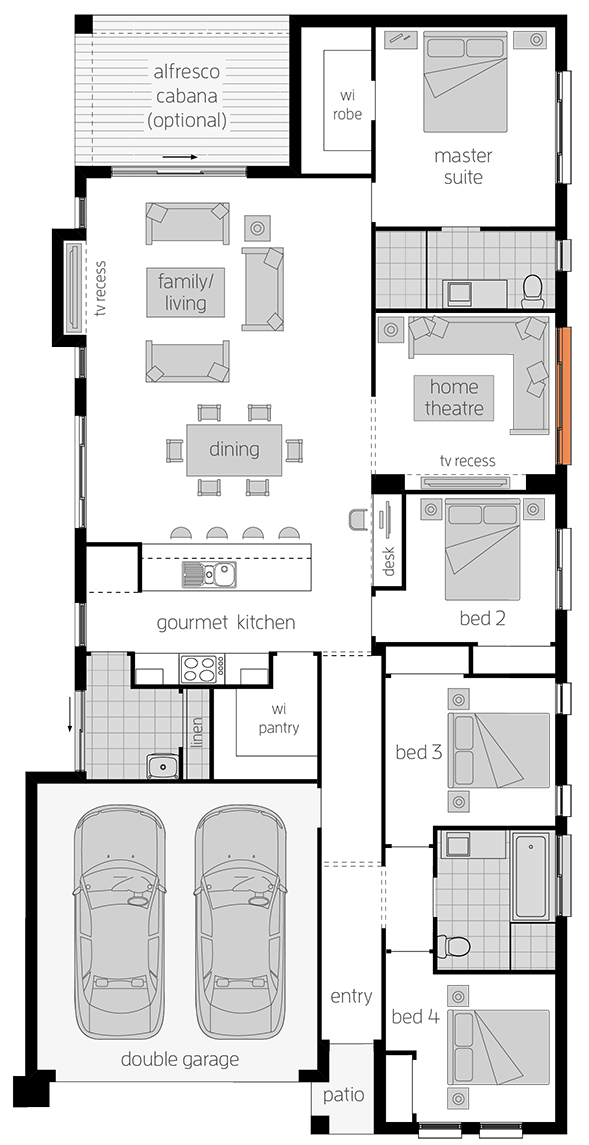 Cordova Cordova - Single Storey Floor Plan - McDonald Jones