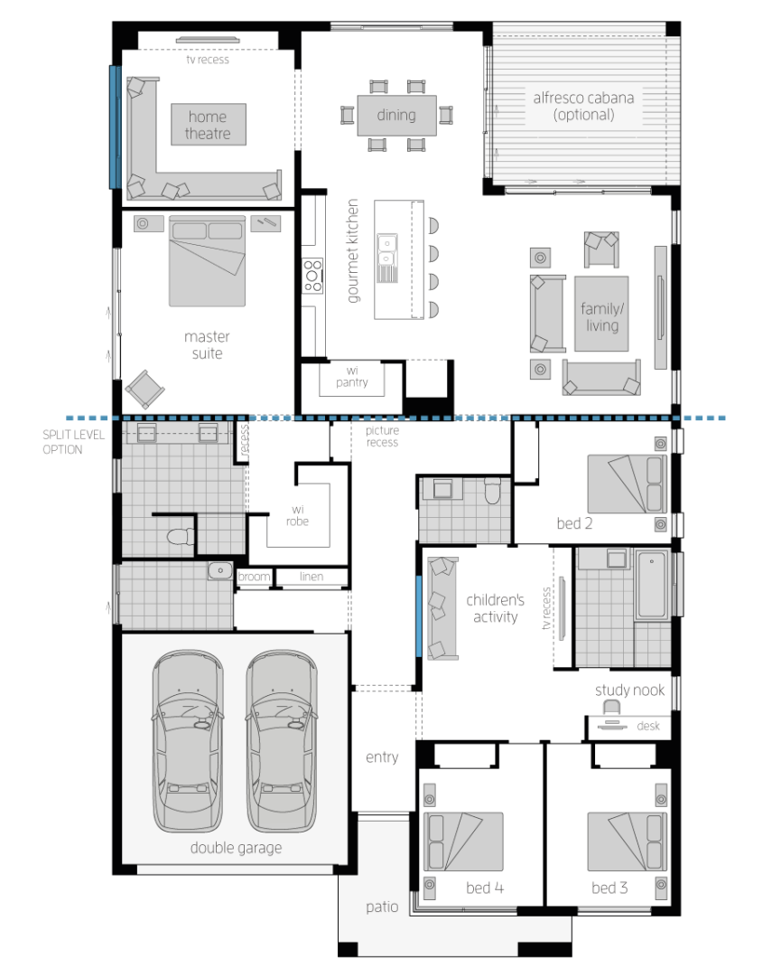 Floor Plan-San-Marino-Executive-16-Standard-McDonald Jones Homes-lhs