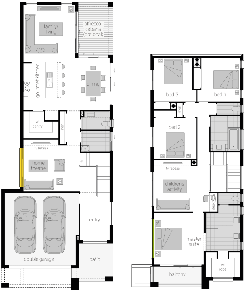 Architectural New Home Designs - Tulloch Two Storey House Plan