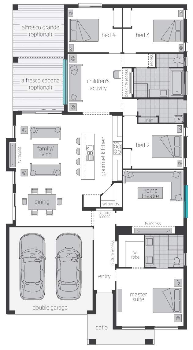 Havana Renwick floorplan lhs Havana Renwick floorplan lhs