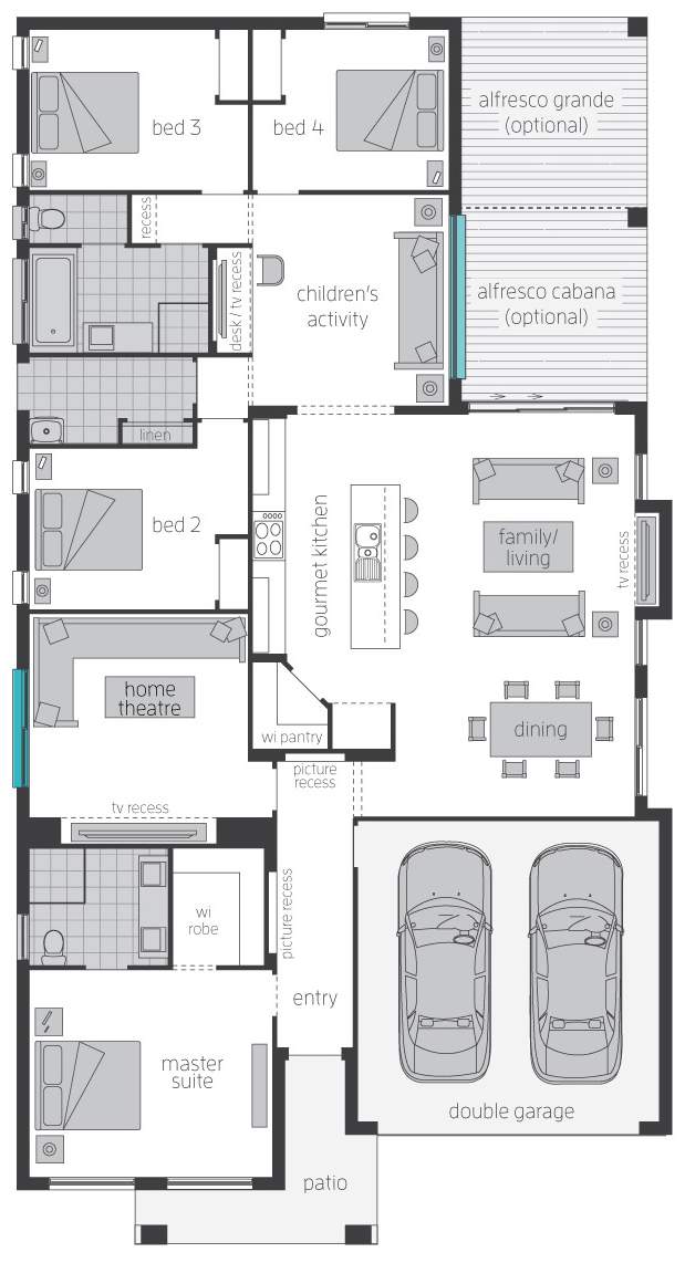 Havana Renwick floorplan lhs Havana Renwick floorplan lhs