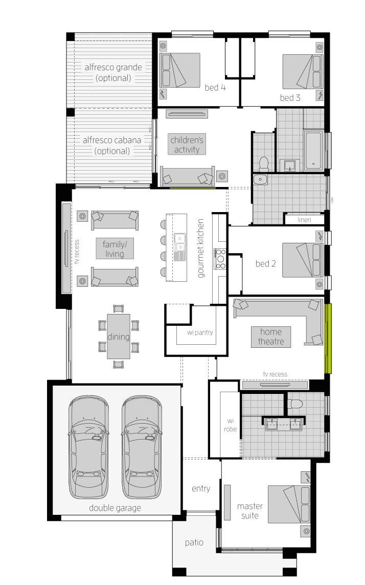 Havana Encore 14- Single Storey Floor Plan- McDonald Jones Havana Encore 14- Single Storey Floor Plan- McDonald Jones