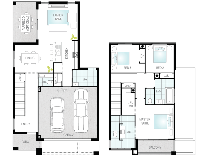Architectural New Home Designs - Archerfield One Floor Plan 