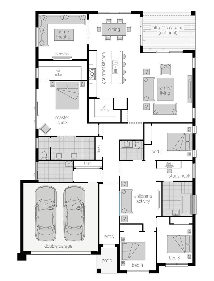 Admiral- Single Storey Floor Plan- McDonald Jones Admiral- Single Storey Floor Plan- McDonald Jones