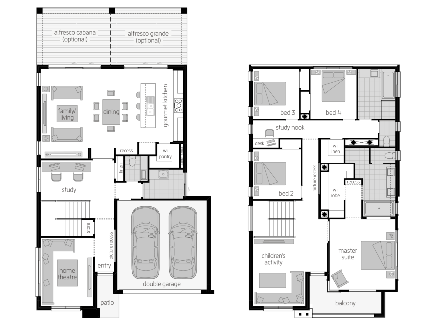 Architectural New Home Designs - Bridgetown 32 Floor Plan 