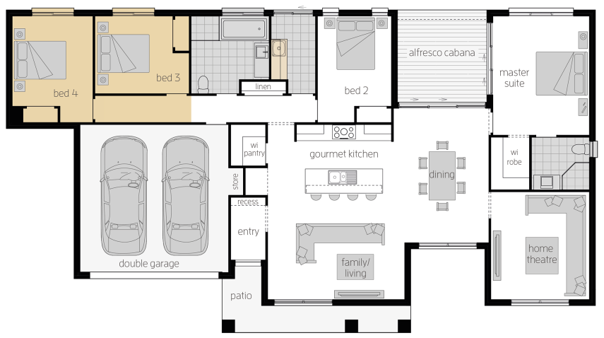 Boronia Boronia - Single Storey Floor Plan Upgrade - McDonald Jones