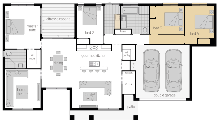 Boronia Boronia - Single Storey Floor Plan Upgrade - McDonald Jones