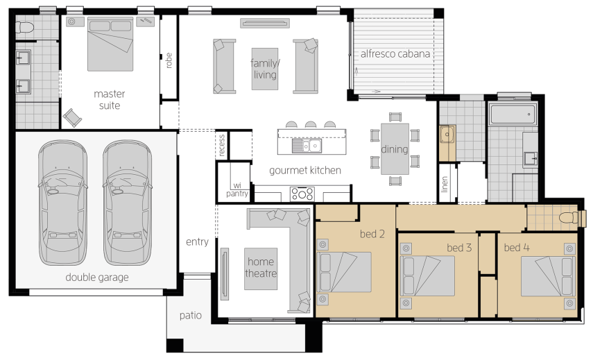 Eaton - Single Storey Floor Plan Upgrade - McDonald Jones