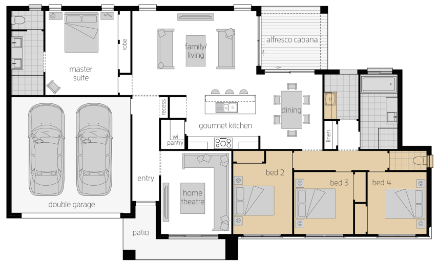 Eaton Eaton - Single Storey Floor Plan Upgrade - McDonald Jones