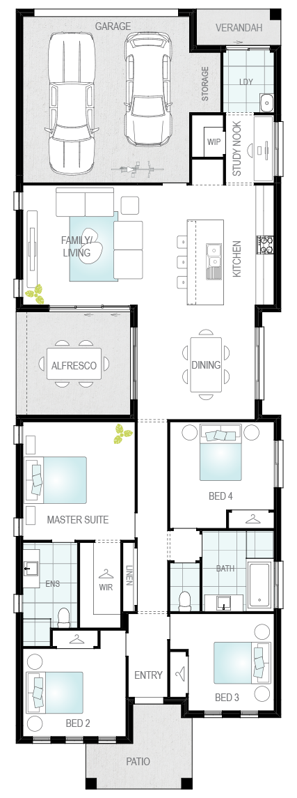 Architectural New Home Designs - Espera One Floor Plans