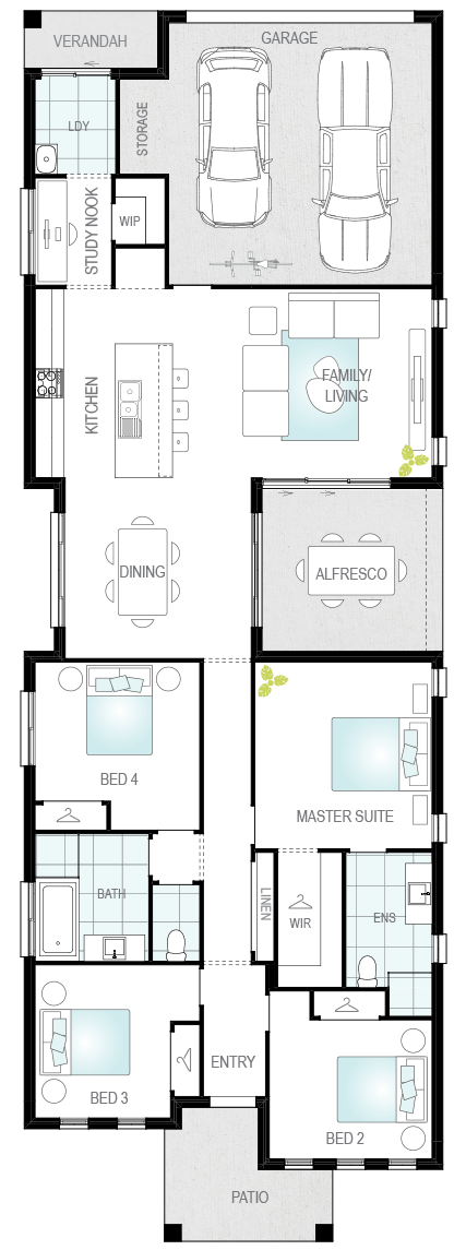 Architectural New Home Designs - Espera One Floor Plans