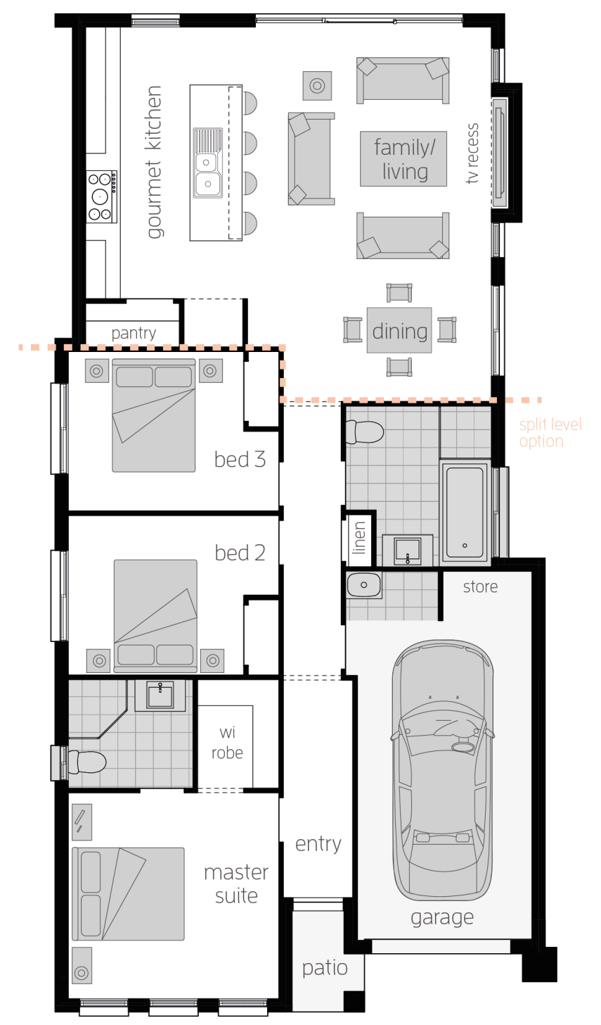 The Hamilton New House Design In Nsw Mcdonald Jones Homes