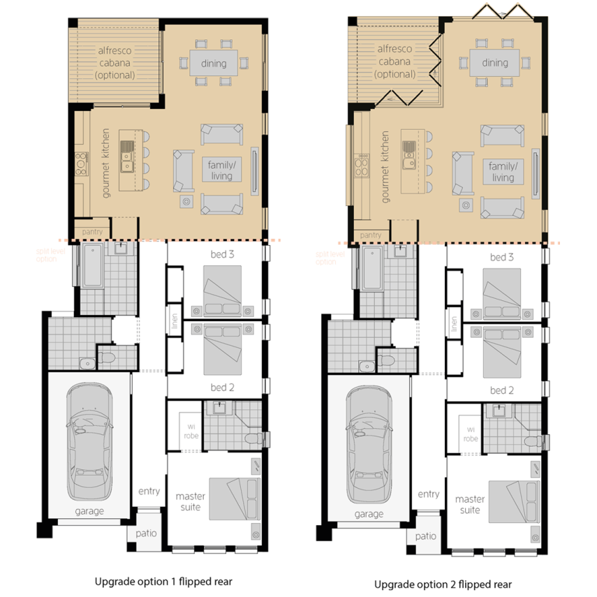 Hamilton Three Upgrades- Single Storey Floor Plan Hamilton Three Upgrades- Single Storey Floor Plan- McDonald Jones