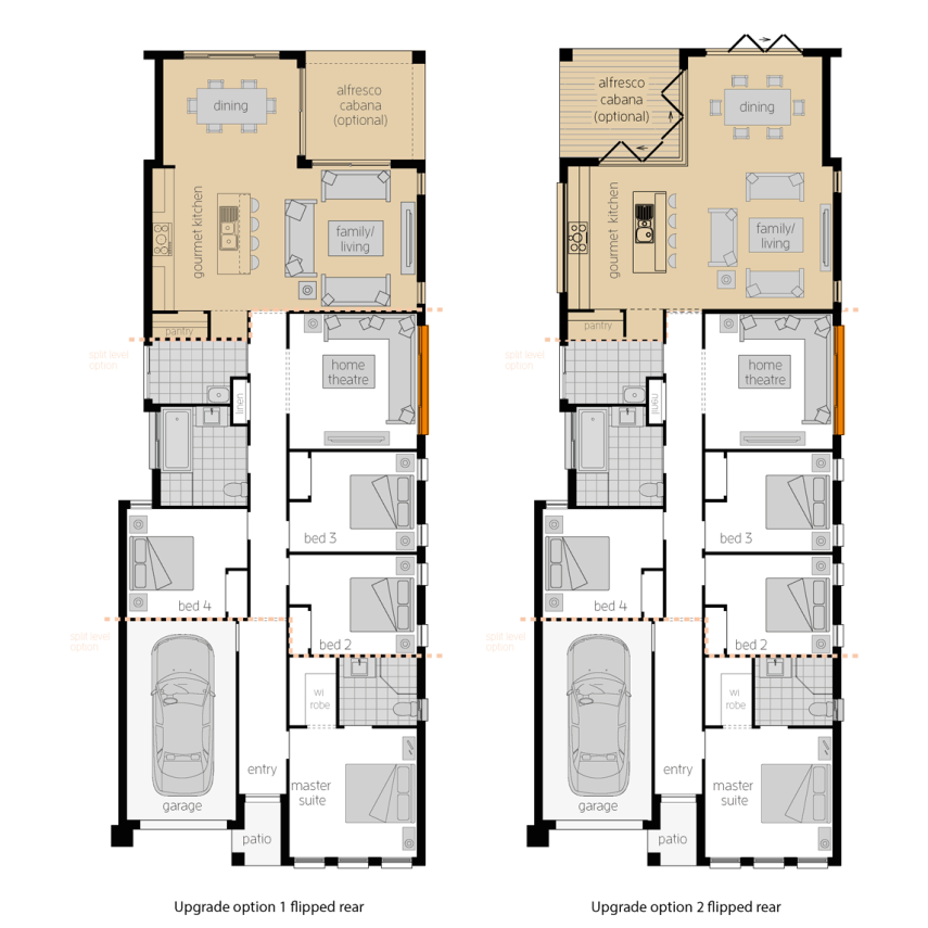 Hamilton Five Upgrades- Single Storey Floor Plan Hamilton Five Upgrades- Single Storey Floor Plan- McDonald Jones