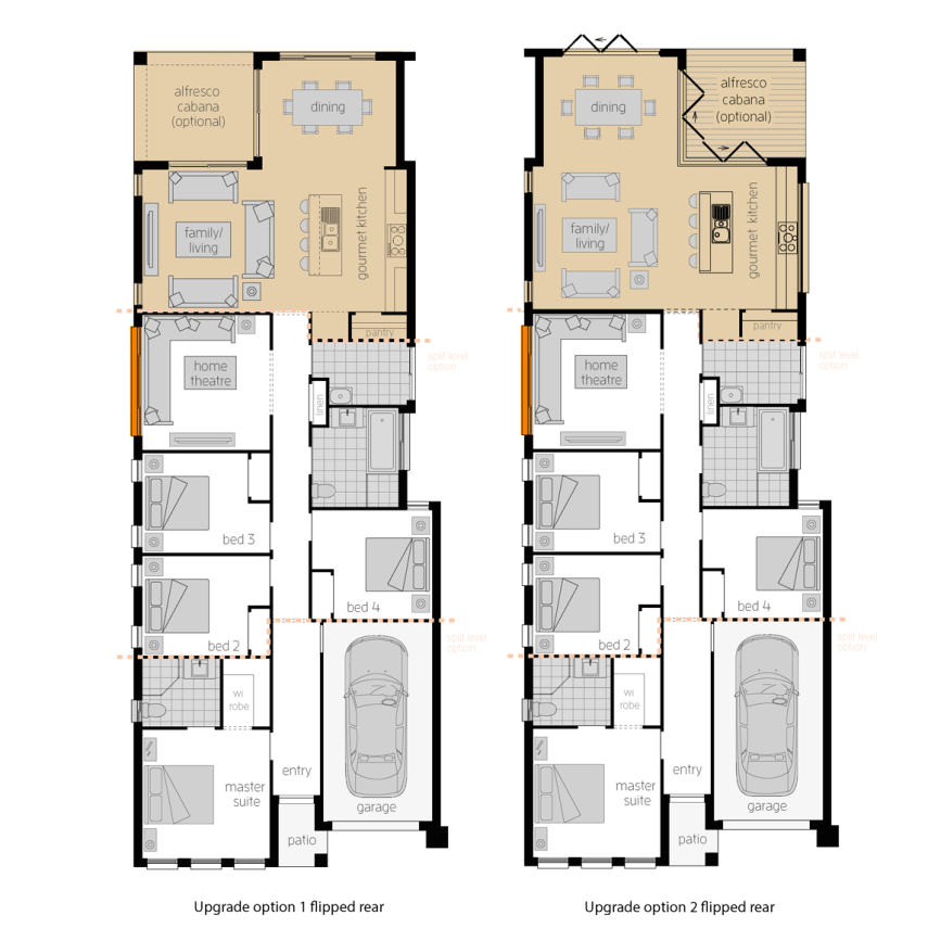 Hamilton Five Upgrades- Single Storey Floor Plan Hamilton Five Upgrades- Single Storey Floor Plan- McDonald Jones
