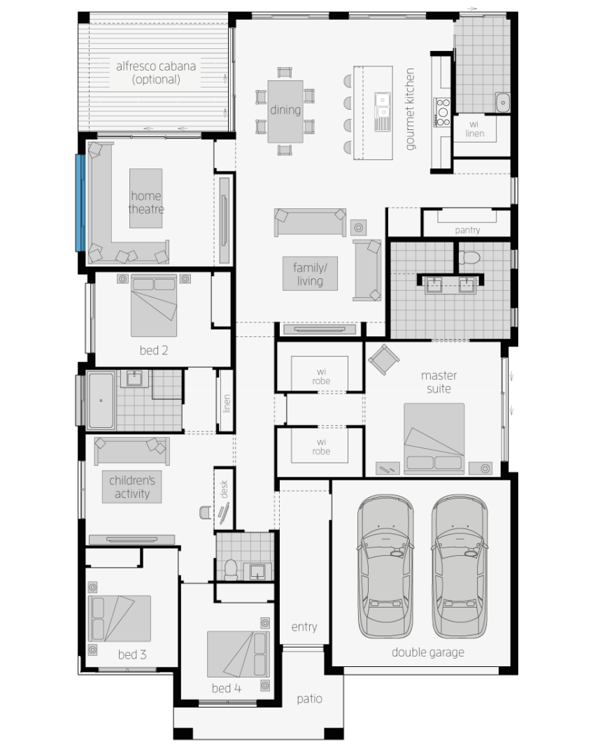 Architectural New Home Designs - Lakeside Floor Plans