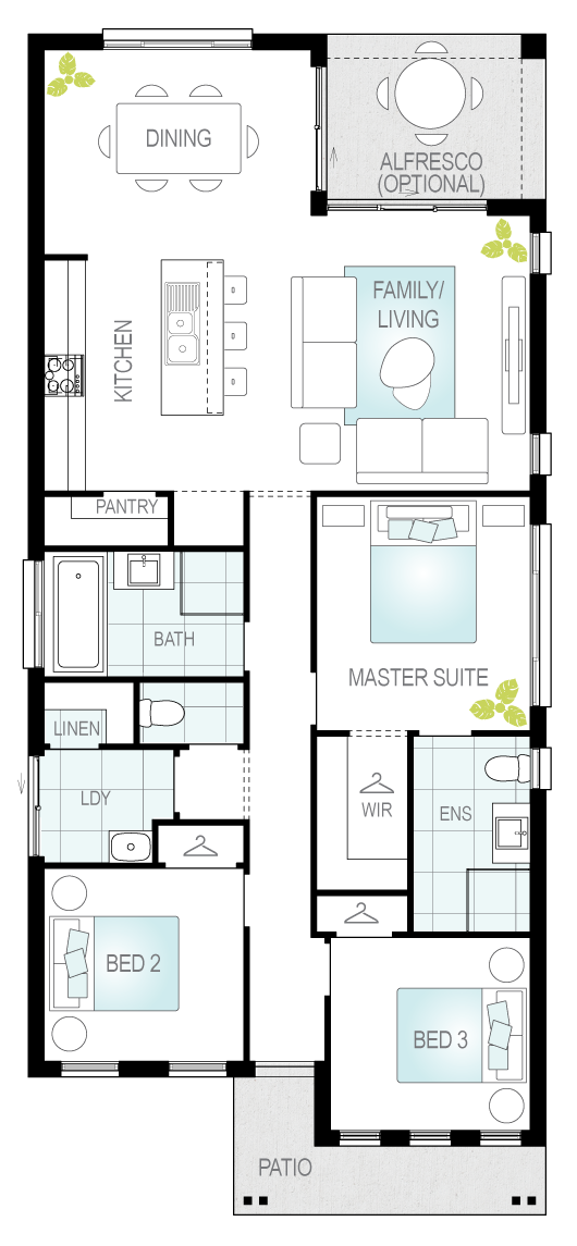 Architectural New Home Designs - Lorenzo Floor Plans