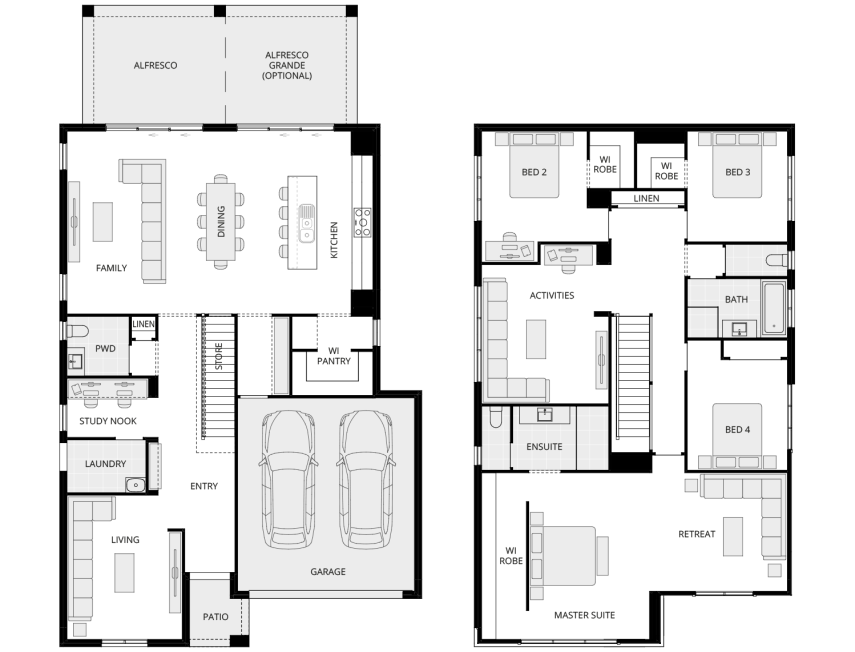 two storey home design everyday lagos one floorplan rhs