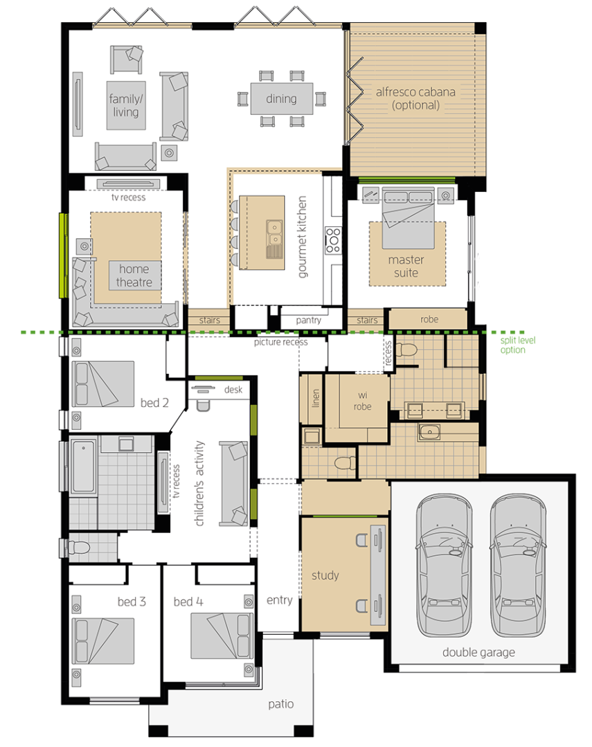 Milano 15 Four Upgrade floorplan lhs Milano 15 Four Upgrade floorplan lhs