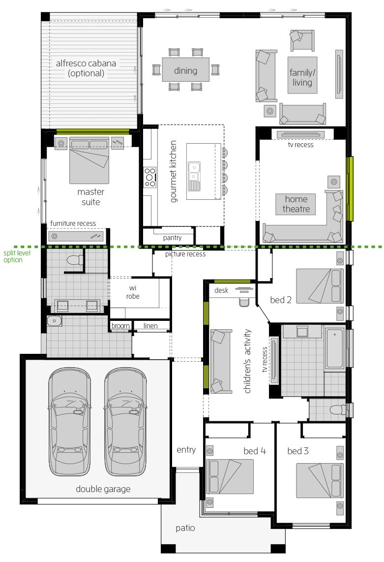 Milano New House Designs And Plans Mcdonald Jones Homes