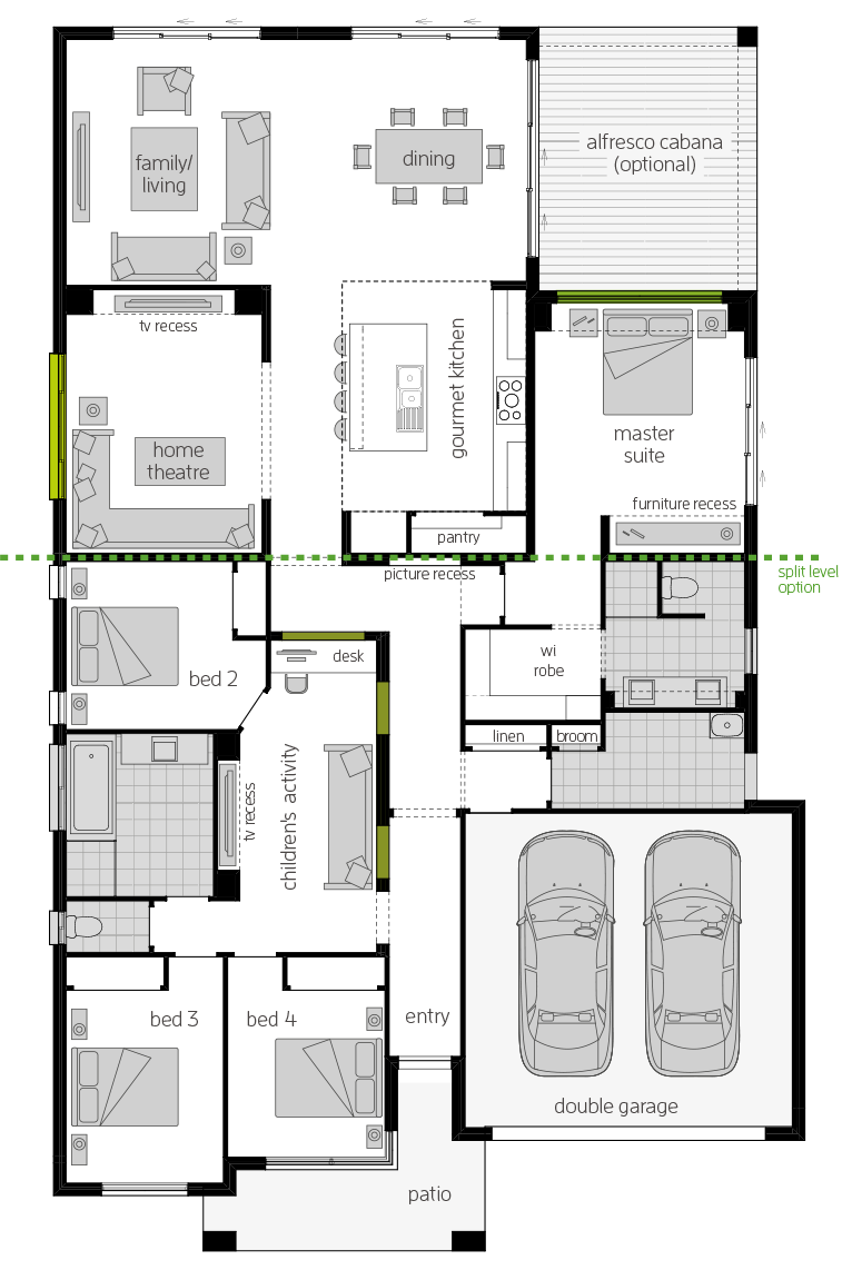 Milano Zero Four floorplan lhs Milano Zero Four floorplan lhs