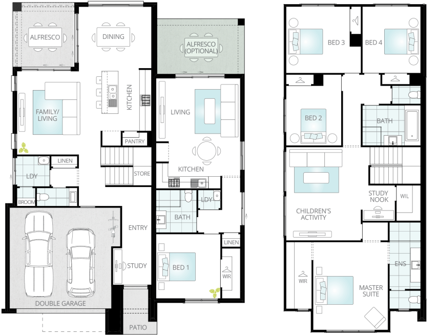 New Home Designs - Soria Floor Plan 