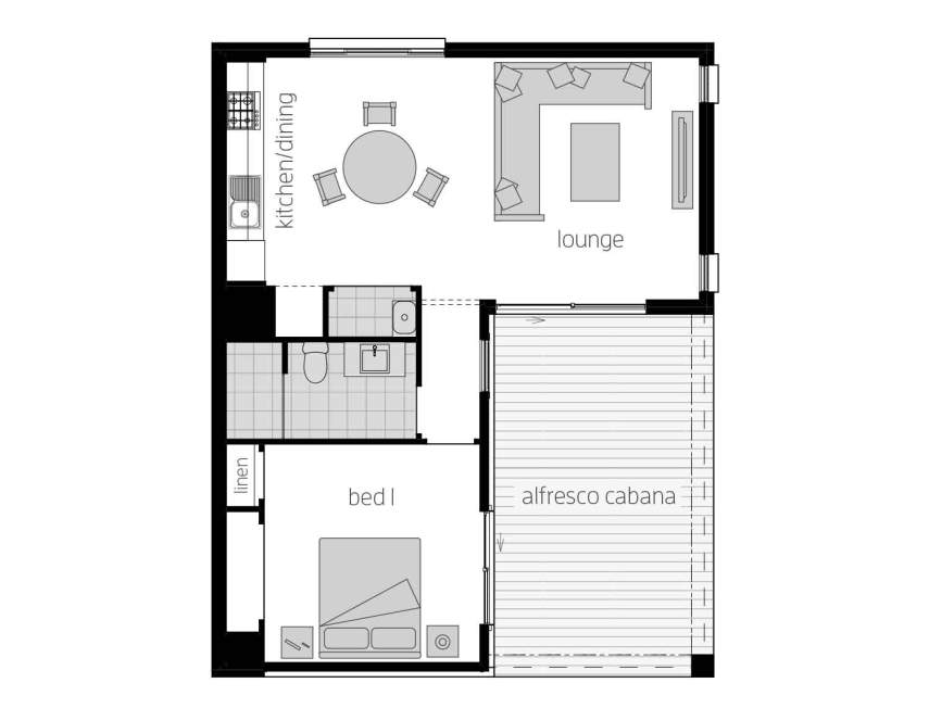 Granny Flat Classic House Plan