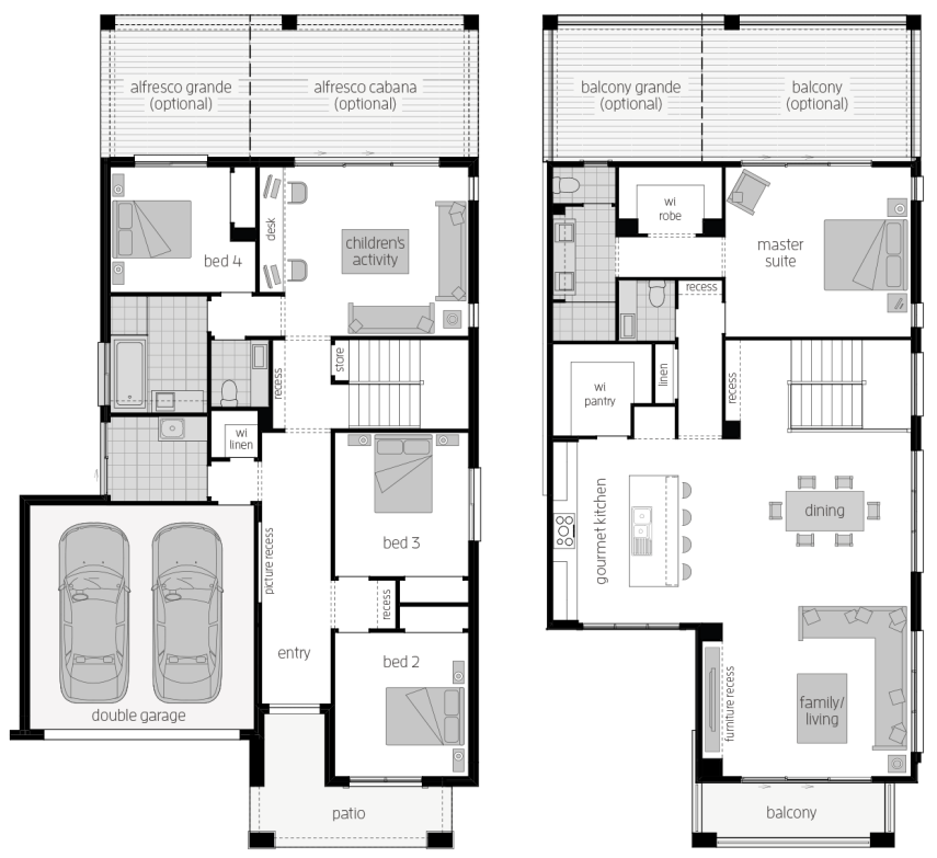 Architectural New Home Designs - Massena Floor Plan 
