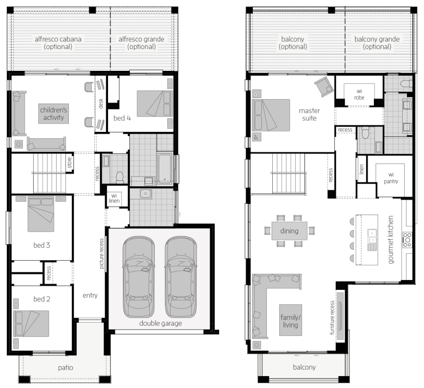 Architectural New Home Designs - Massena Floor Plan 