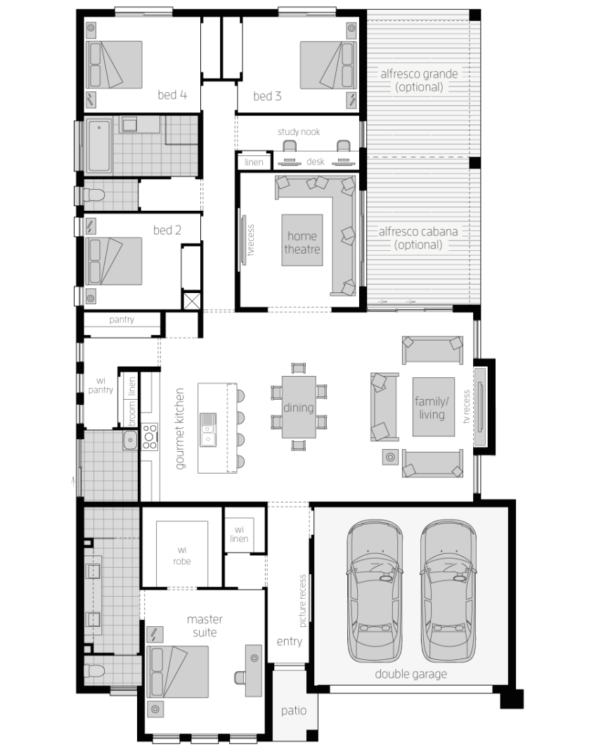 Architectural New Home Designs - Metala House plans