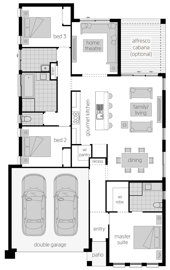 Nova Two Nova Two - Single Storey Floor Plan - McDonald Jones