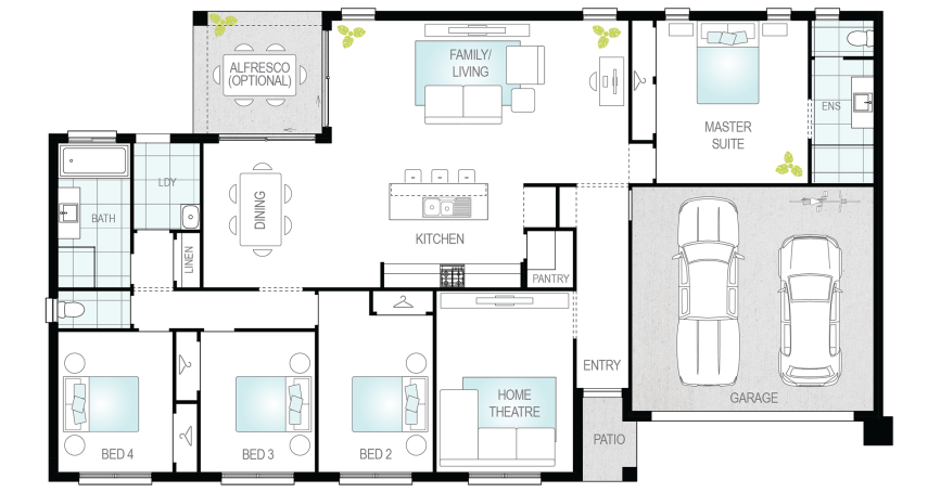 Architectural New Home Designs - Supra House Plan 