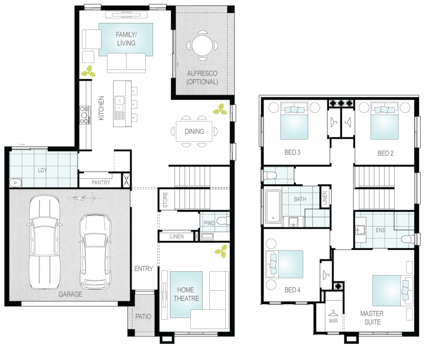 Architectural New Home Designs - Suzuka House Plan 