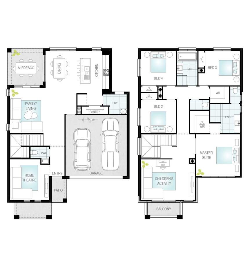 Lurento Two - Single Storey Floor Plan - McDonald Jones