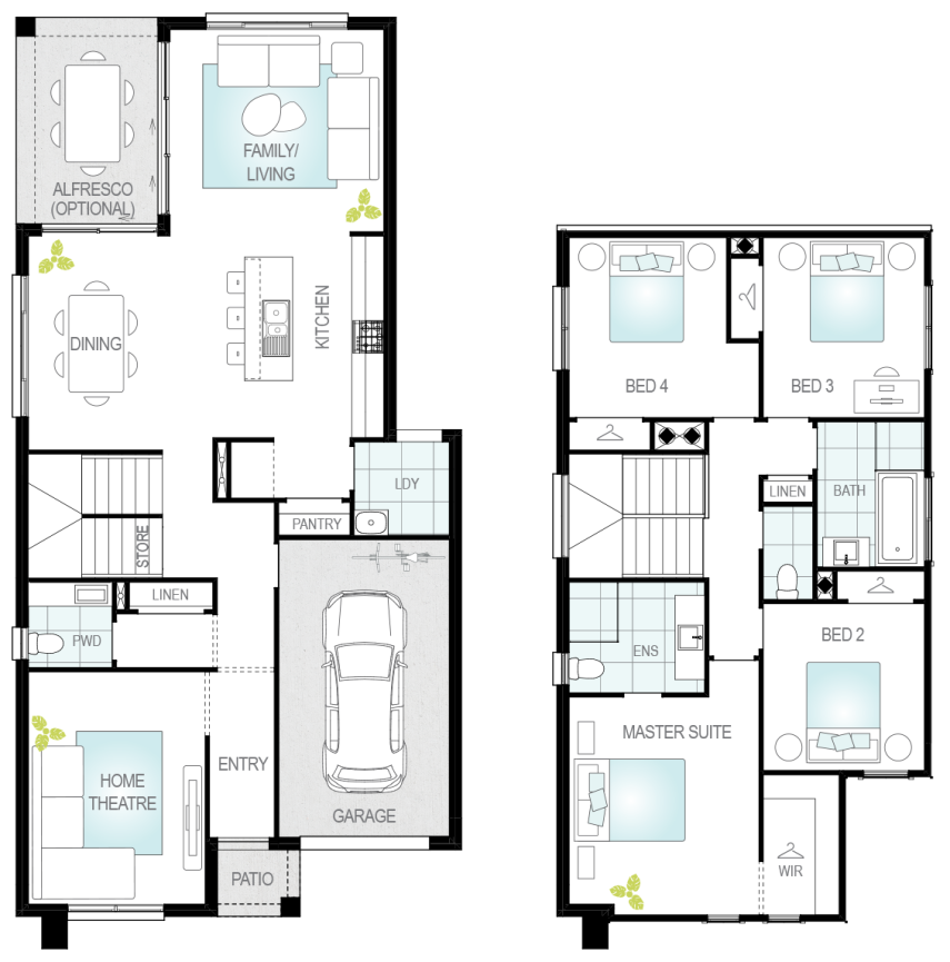 Architectural New Home Designs - Cresmina House Plans