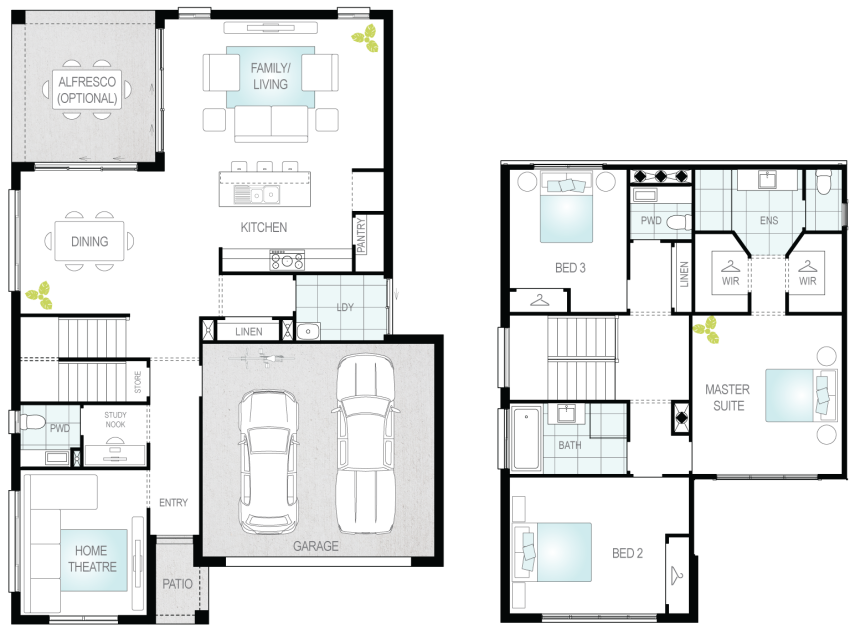 Architectural New Home Designs - Silverstone One Floor Plans