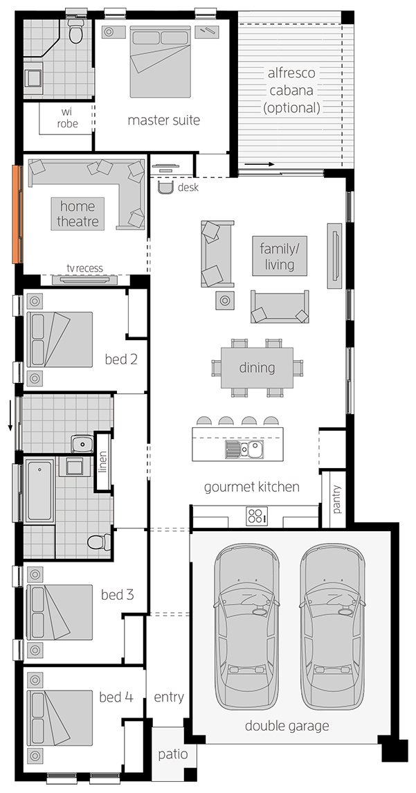 Wentworth Wentworth - Single Storey Floor Plan - McDonald Jones