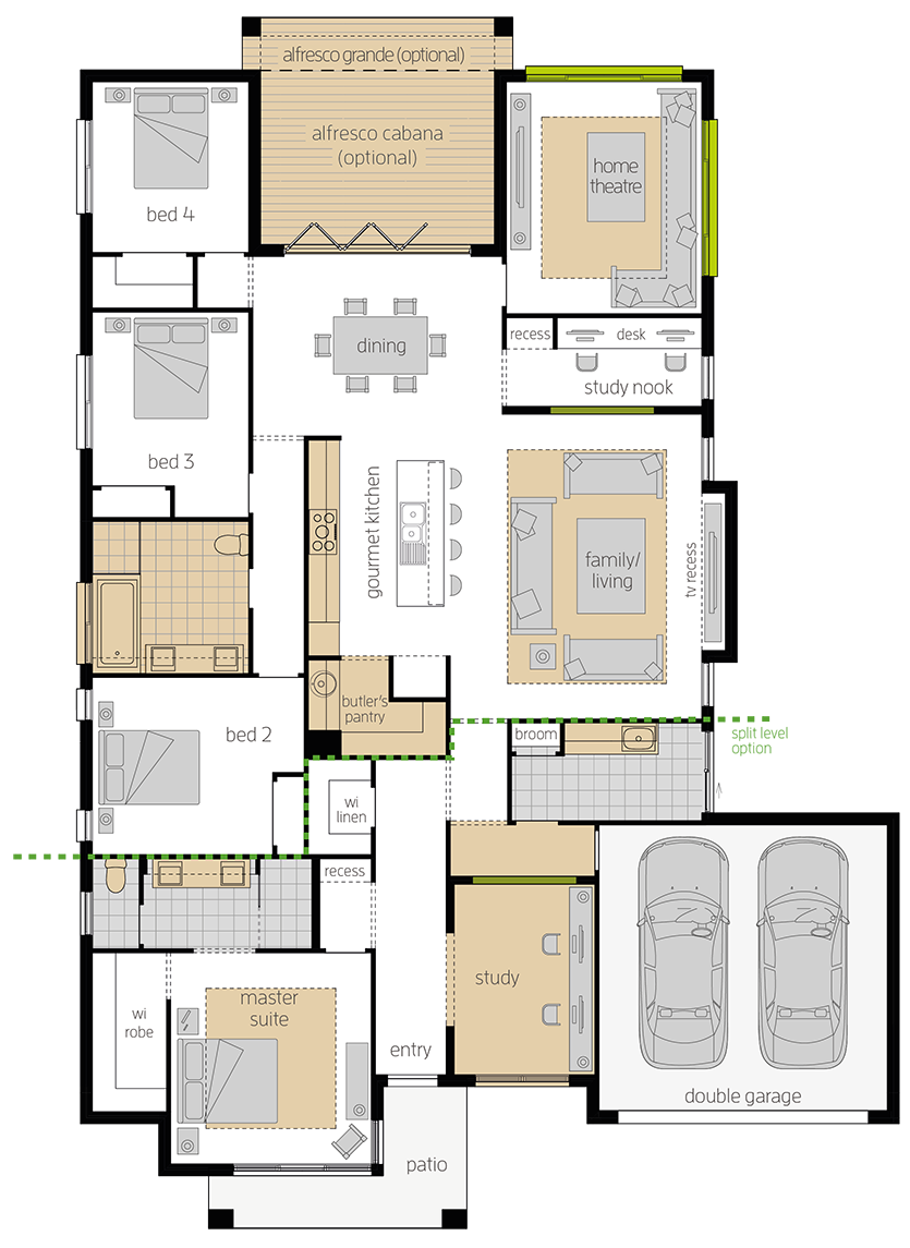 Portsea Two Upgrade floorplan lhs Portsea Two Upgrade floorplan lhs