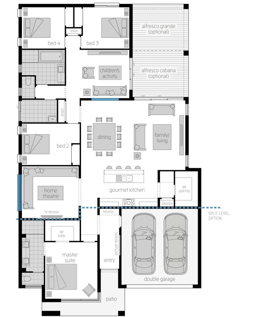 Floor Plan - Capri15 - Luxury Home Floor Plan - Capri15 - Luxury Home - McDonald Jones