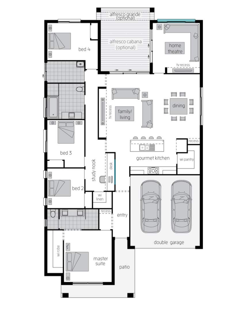 Floor Plan - Essington One - McDonald Jones Floor Plan - Essington One - McDonald Jones