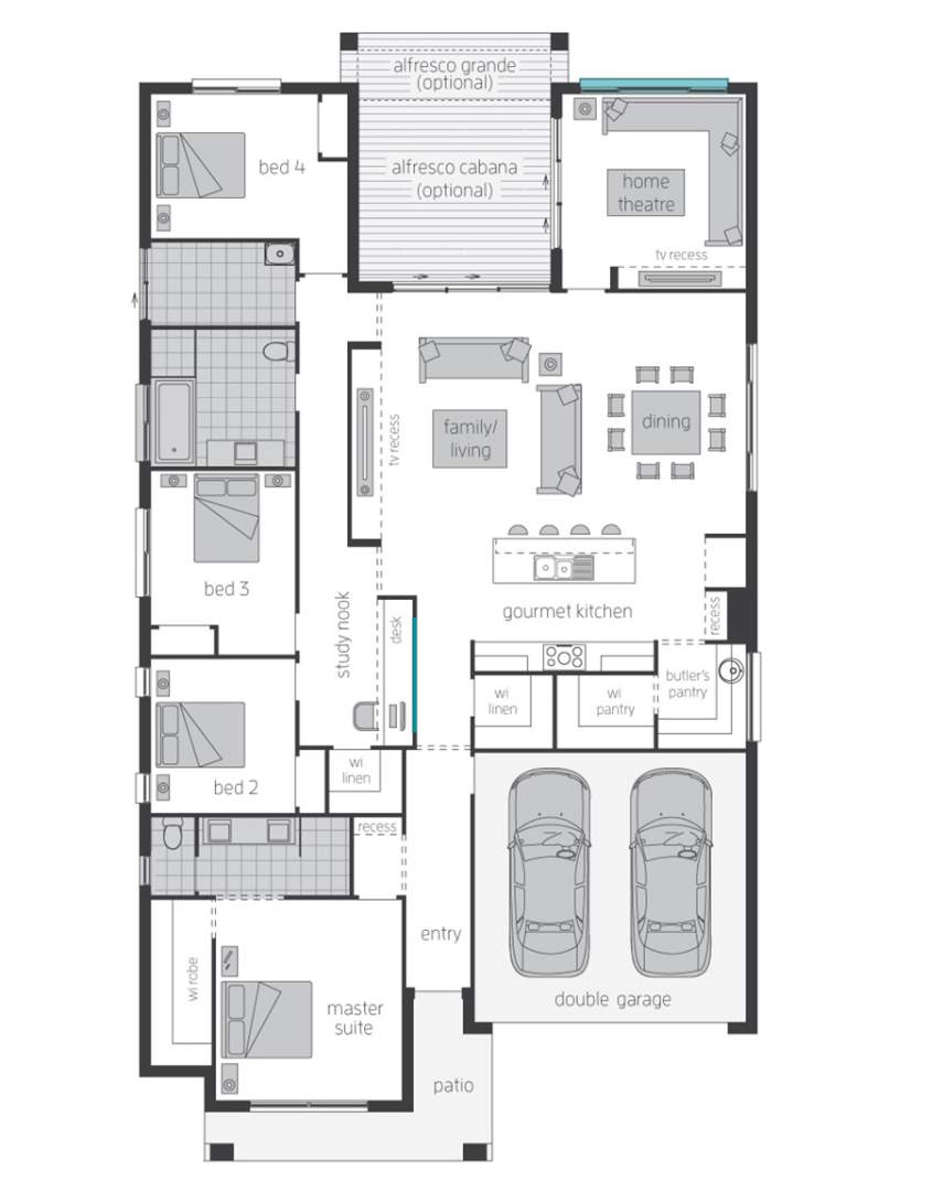Floor Plan - Essington Two Floor Plan - Essington Two - McDonald Jones