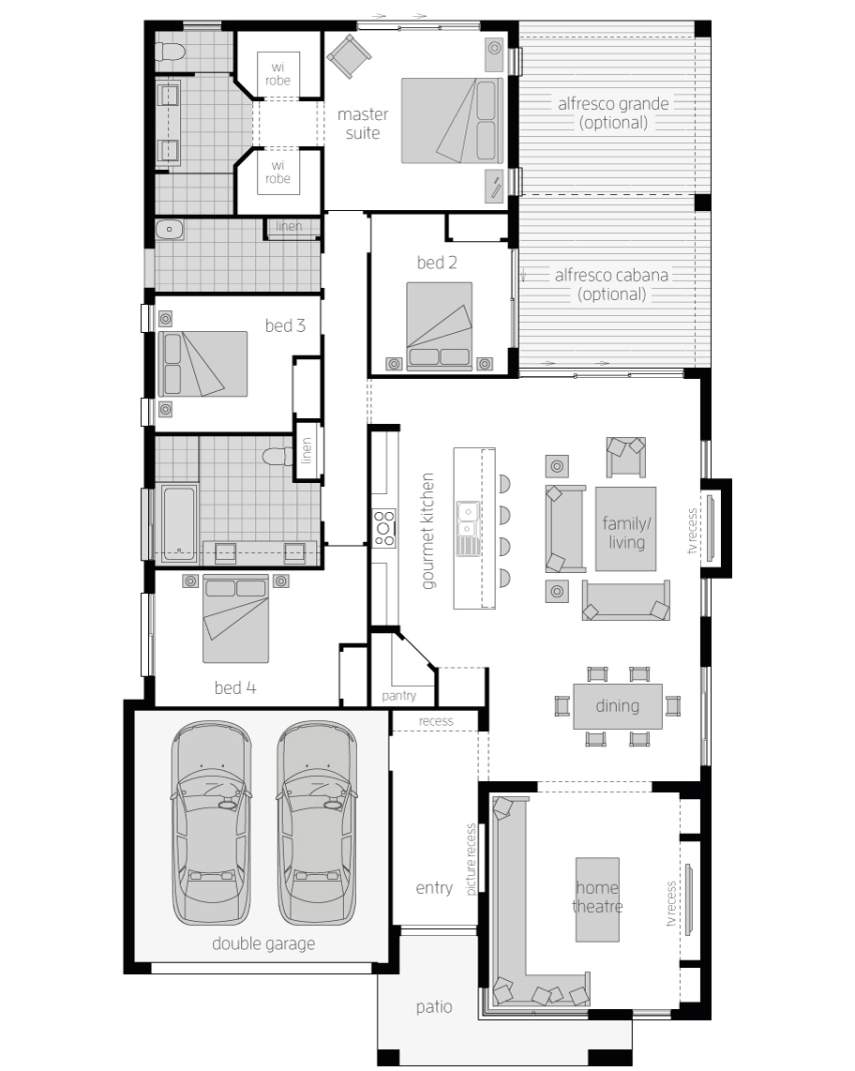 Floor Plan - Monte Carlo Floor Plan - Monte Carlo - McDonald Jones