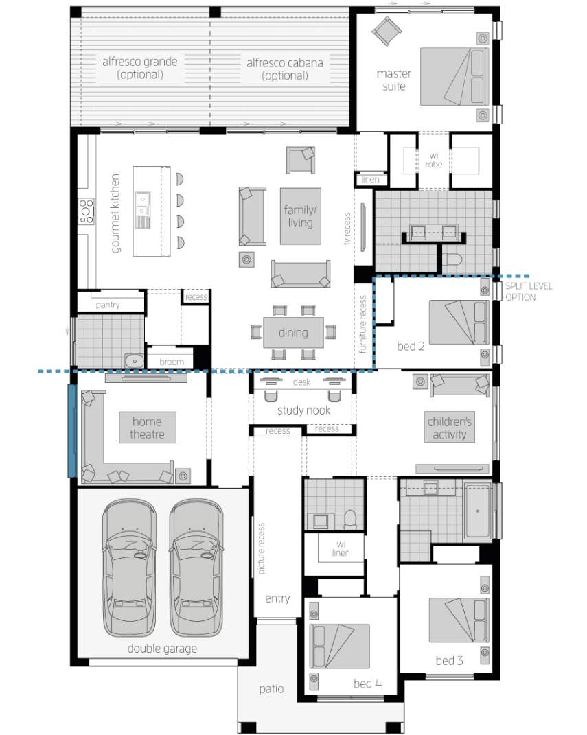 Floor Plan - Miami 16 miami 16 standard floorplan stuart everitt lhs