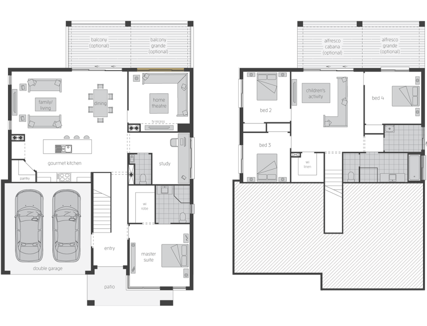 Horizon Sloping Block House Design Mcdonald Jones Homes