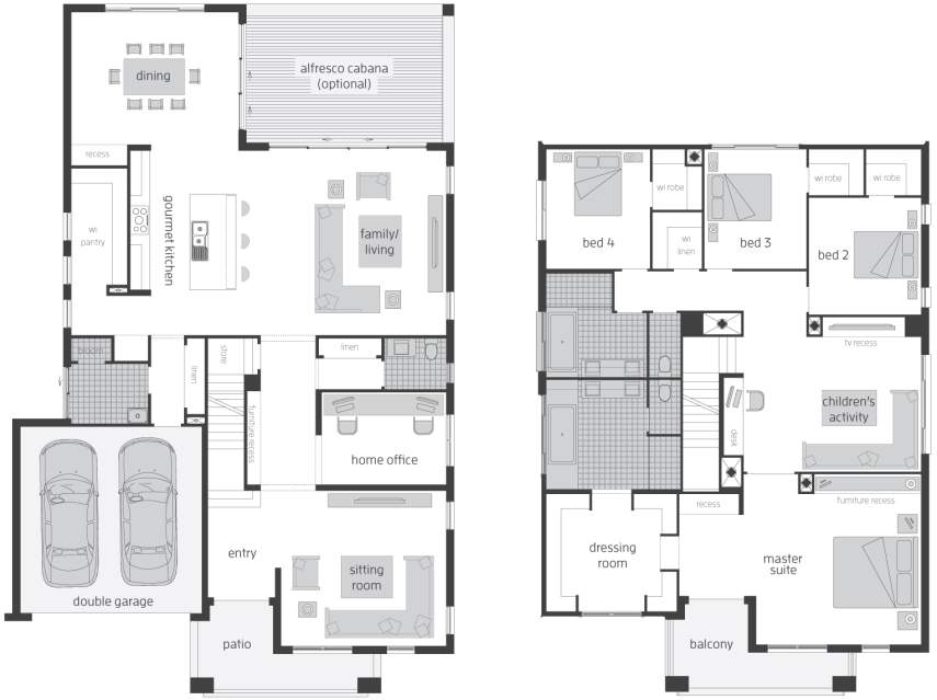 Floor Plan - Tallavera 45 Architectural New Home Designs - Tallavera House Plan