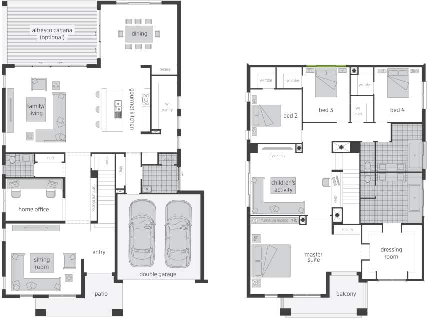 Architectural New Home Designs - Tallavera House Plan