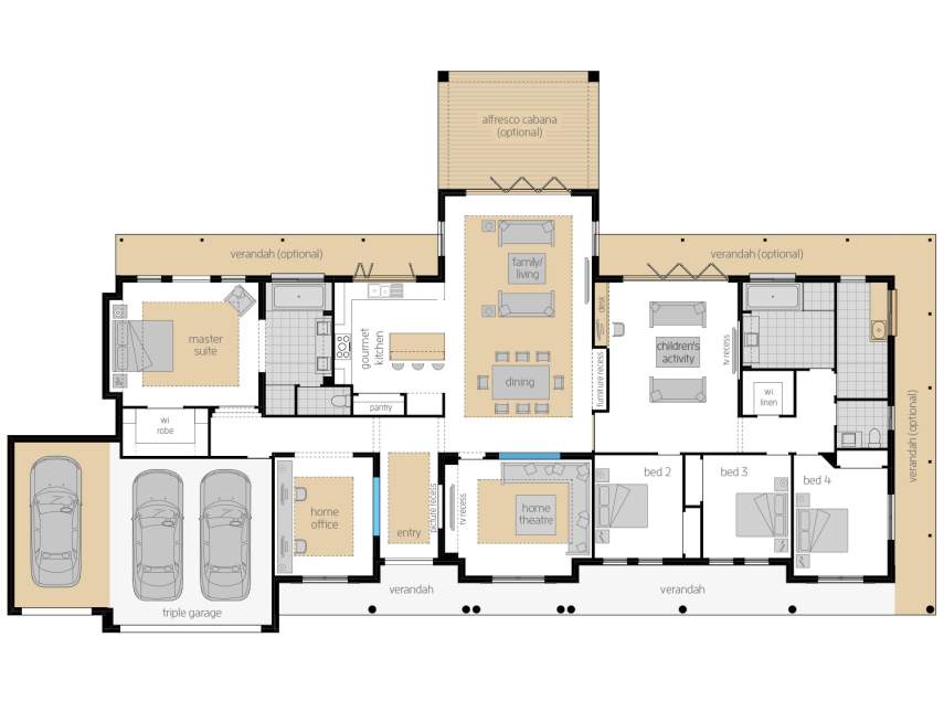 Bronte Acreage Homes Designs Mcdonald Jones Homes