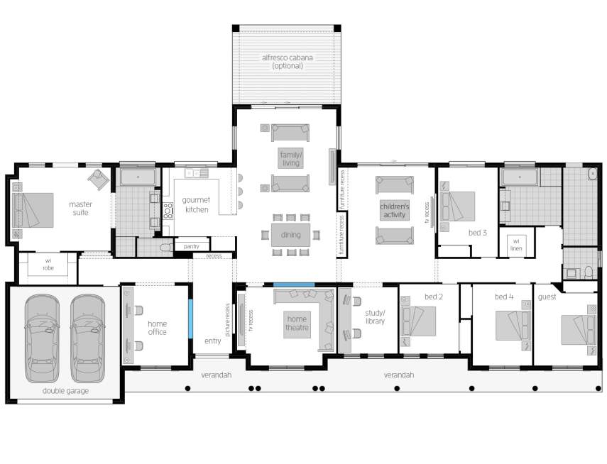 Bronte Acreage Homes Designs Mcdonald Jones Homes